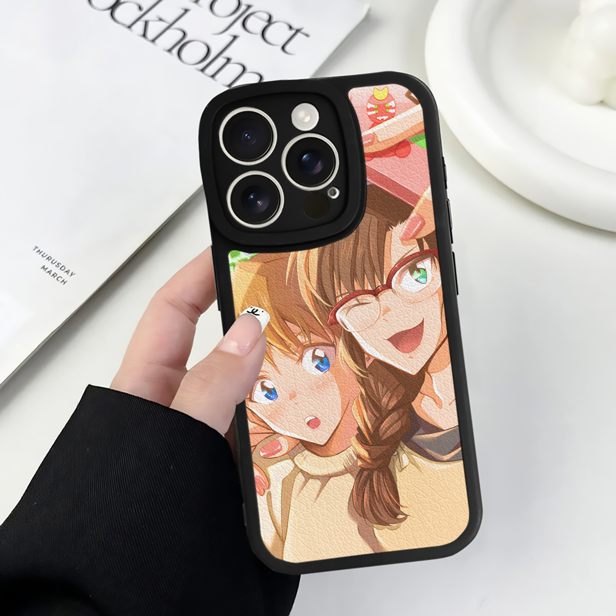 （画像用） EVA 新世紀エヴァンゲリオン 【iPhone 16シリーズ対応】シリコンスマホケース（レザー調） 材質：シリコン